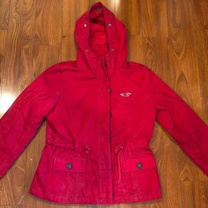 Red Hollister winter coat
